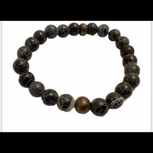 🔥RARE🔥🪐Moon bead stretch bracelet